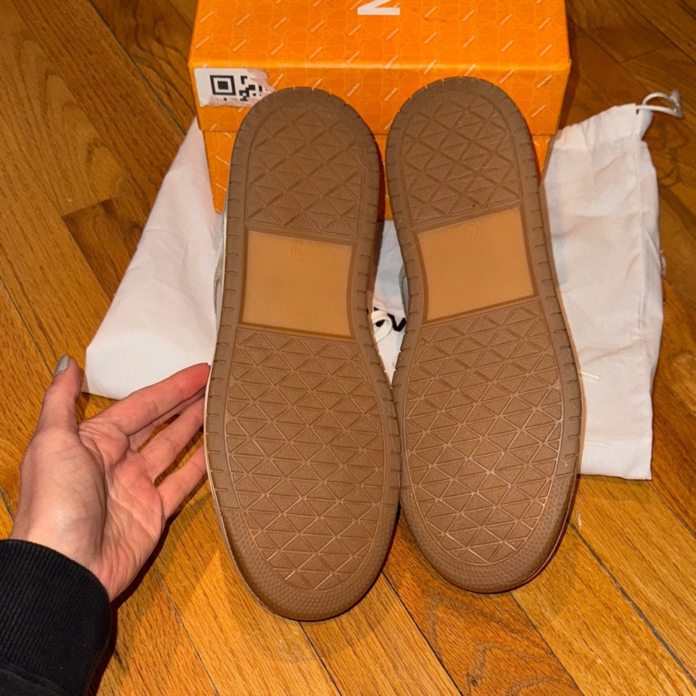Naked Wolfe White and Tan Sneakers - Picture 4 of 10